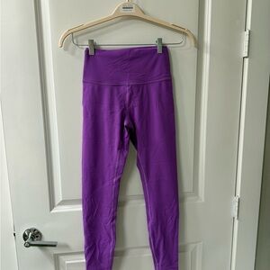 lululemon Purple Wunder-train leggings